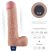 Lovetoy 10" REAL SOFTEE - Újratölthető élethű herés vibrátor - 25 cm (Bőrszínű)