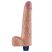 Lovetoy 10" REAL SOFTEE - Újratölthető élethű herés vibrátor - 25 cm (Bőrszínű)