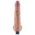 Lovetoy 10" REAL SOFTEE - Újratölthető élethű herés vibrátor - 25 cm (Bőrszínű)
