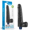 Lovetoy 10" REAL SOFTEE - Újratölthető akkus élethű fekete herés vibrátor - 25cm (Fekete) Lovetoy 10" REAL SOFTEE - Újratölthető akkus élethű fekete herés vibrátor - 25cm (Fekete)