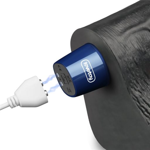Lovetoy 10" REAL SOFTEE - Újratölthető akkus élethű fekete herés vibrátor - 25cm (Fekete)