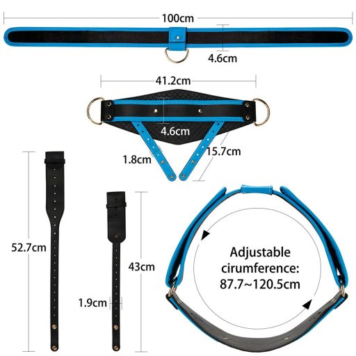 Ingen 10'' Felcsatolható dildó szett L/XL/2XL (fekete)