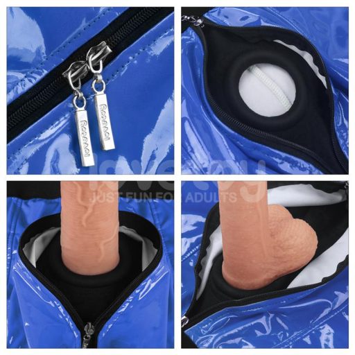 Ingen 10'' Felcsatolható dildó szett L/XL/2XL (fekete)