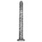 Lovetoy King Sized - extra nagy vibrátor - 40,5 cm (szürke)