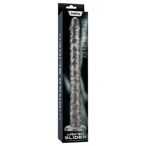 Lovetoy King Sized - extra nagy vibrátor - 40,5 cm (szürke)