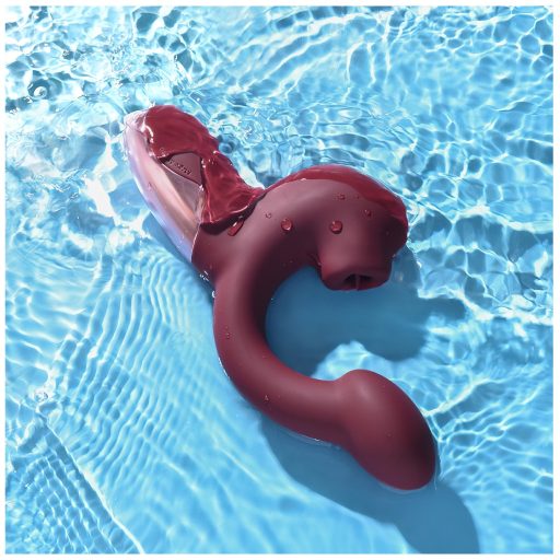 Magic Motion Magic Ponder - 2in1 csiklókaros vibrátor (bordó)