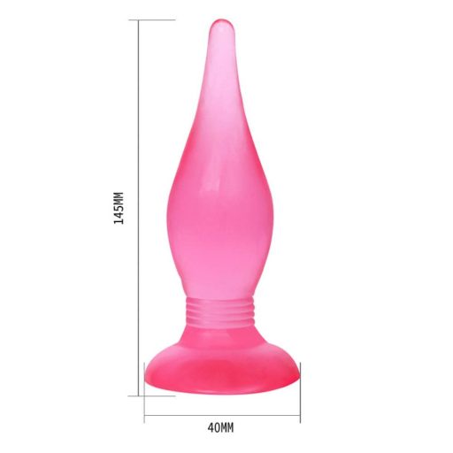 Vastagodó anál plug (Pink)