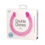   Double Dong Pink 2 - duplavégű élethű dildó - 44,5 cm (rózsaszín)