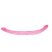 Double Dong Pink 2 - duplavégű élethű dildó - 44,5 cm (rózsaszín)