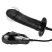 Bigger Joy Inflatable Penis Black 3 - Pumpálható távirányítós letapasztható élethű vibrátor