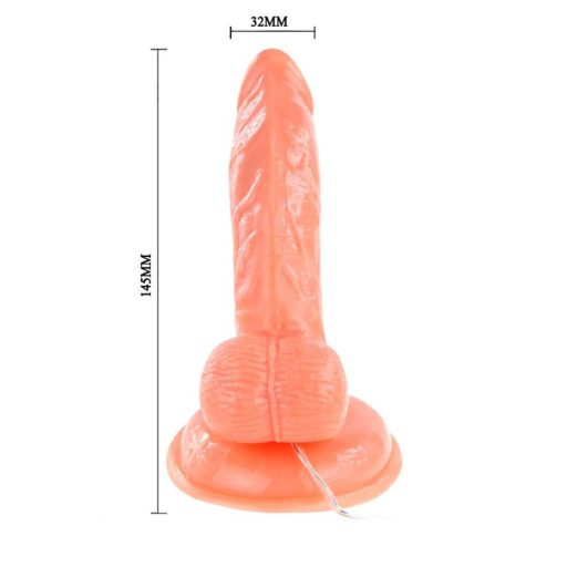 Super Rota Dong Flesh 2 - Realisztikus vibrátor (Bőrszínű)