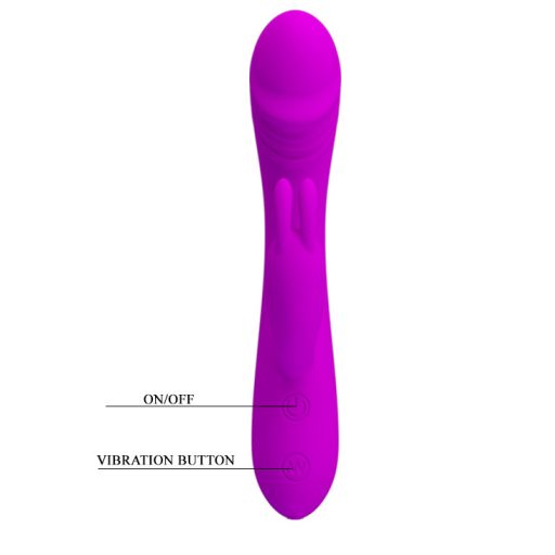 Pretty Love - Hunter Újratölthető USB-s Csiklókaros vibrátor 30 féle vibrációval (Pink)
