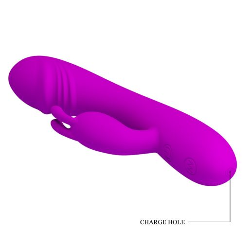 Pretty Love - Hunter Újratölthető USB-s Csiklókaros vibrátor 30 féle vibrációval (Pink)