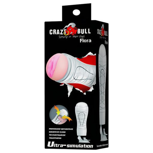 Crazy Bull - tapadókorongos maszturbátor (natúr)