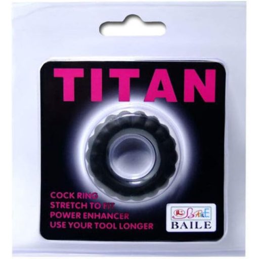 Titan péniszgyűrű (Fekete)