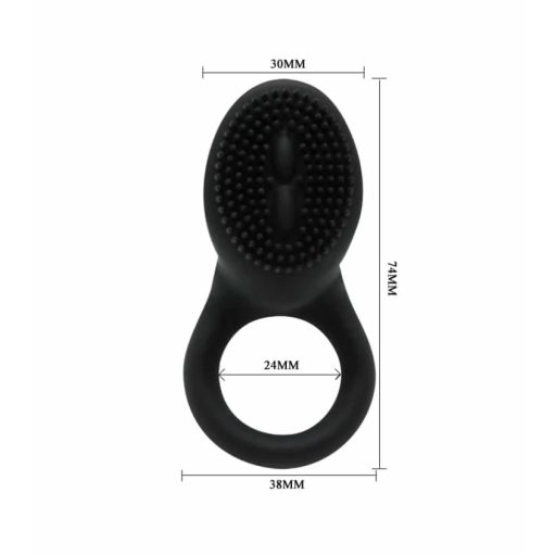 PRETTY LOVE - COBRA VIBRÁCIÓS PÉNISZGYŰRŰ (LILA)