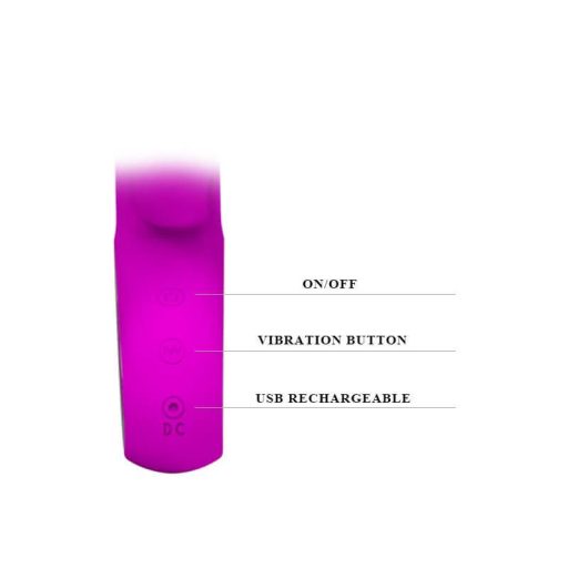 Pretty Love Webb - csiklókaros vibrátor (pink)