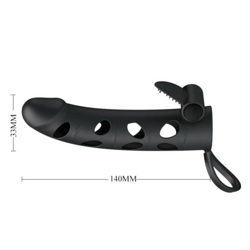 Pretty Love Szilikon péniszköpeny vibrációval - 5.5 inch