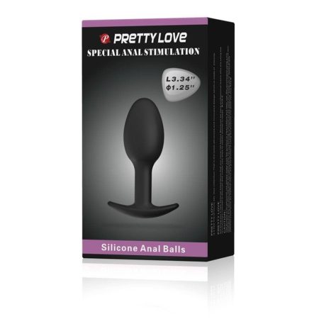 Pretty Love - anál dildó (fekete)