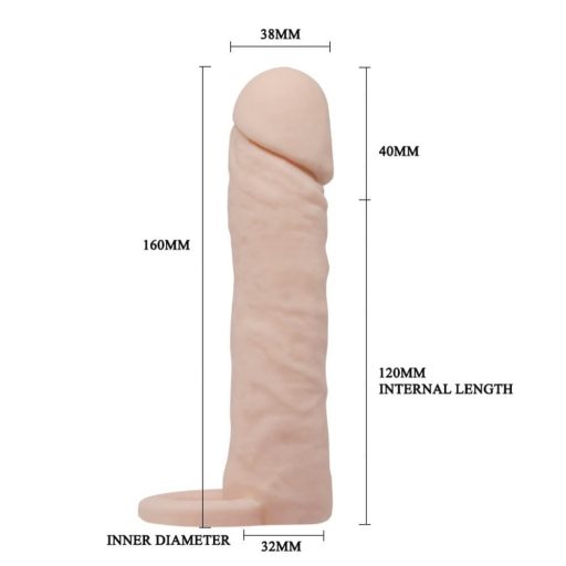 Pretty Love Penis Sleeve Hosszabbító köpeny 6,2"