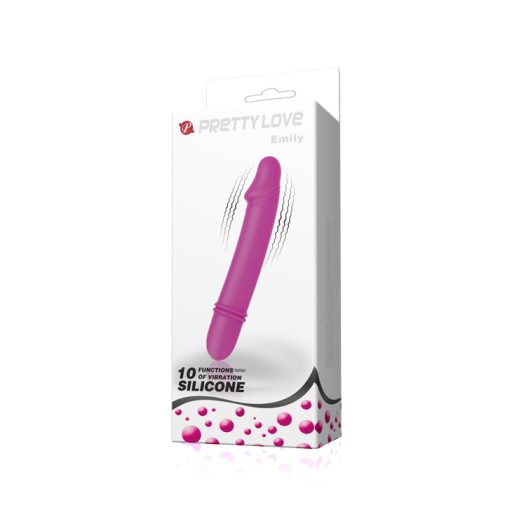 Pretty Love - Emily Mini szilikon vibrátor 10 féle vibrációval (Pink)