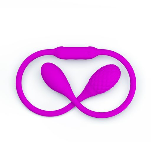 Pretty Love Dream Lover's whip - Újratölthető USB-s Dupla végű vibrációs tojás 12 féle vibrációval (Pink)