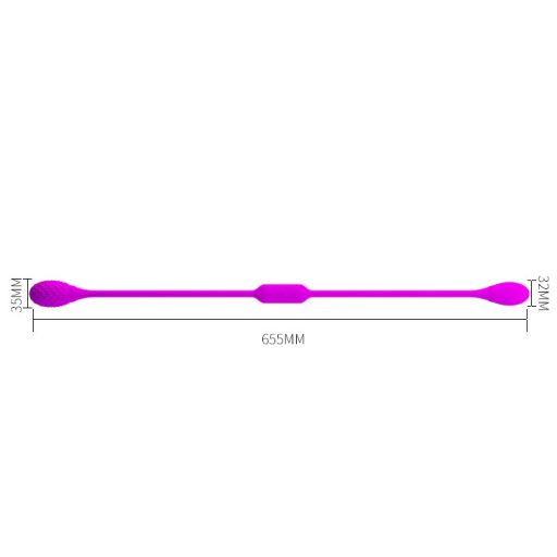 Pretty Love Dream Lover's whip - Újratölthető USB-s Dupla végű vibrációs tojás 12 féle vibrációval (Pink)