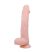 Super Dildo 8.6 inch Natúr 22 centis letapasztható dildó