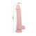 Super Dildo 8.6 inch Natúr 22 centis letapasztható dildó