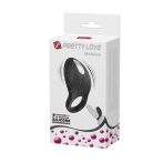   Pretty Love Heloise USB-s vibrációs péniszgyűrű - Fekete