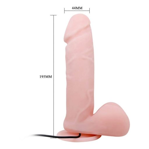 Baile Skin Oliver 9.5 inch 1 Letapasztható vibrációs élethű műpénisz