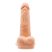 Barbara Genie - Többsebességes tapadókorongos forgó valósághű vibrátor 6.1 inch - 14,5 cm x 3,1 cm (Bőrszínű)