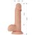 Beautiful Catoblepas 8,1 " Letapaszható vibrációs dildó - 20,6cm (Bőrszínű)
