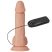 Beautiful Catoblepas 8,1 " Letapaszható vibrációs dildó - 20,6cm (Bőrszínű)
