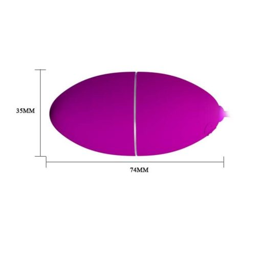 Pretty Love Hyper Egg - Szilikon vibrációs tojás távirányítóval