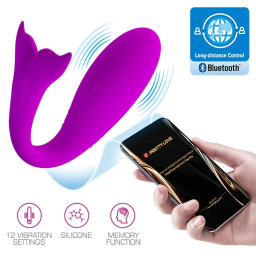 Pretty Love - Jayleen App-os Okos vibrátor 12 féle vibrációval 