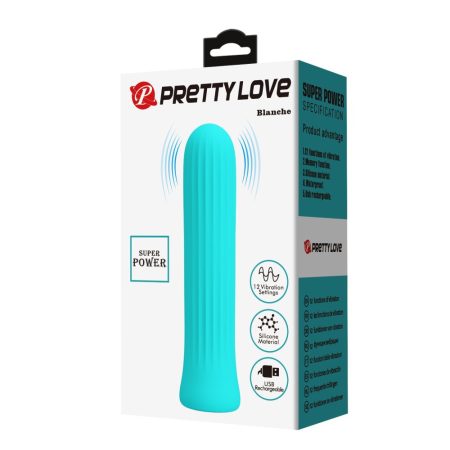 Pretty Love Blanche USB-s Újratölthető mini vibrátor (Zöld)