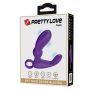   Pretty Love Cayla - Kétmotoros akkumulátoros prosztata vibrátor (Lila)