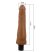 Sliding Skin Alfredo - Élethű vibrátor - 21,5cm (Bőrszínű)