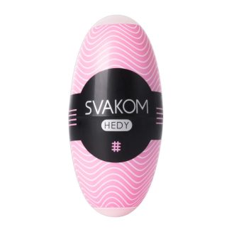   Svakom Hedy - Bordázott kézi maszturbációs tojás (Rózsaszín)