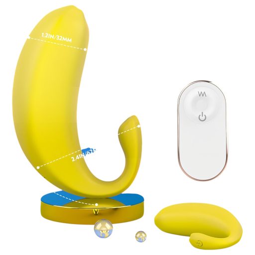 Sex HD – App-vezérelt vibrációs tojás (sárga)