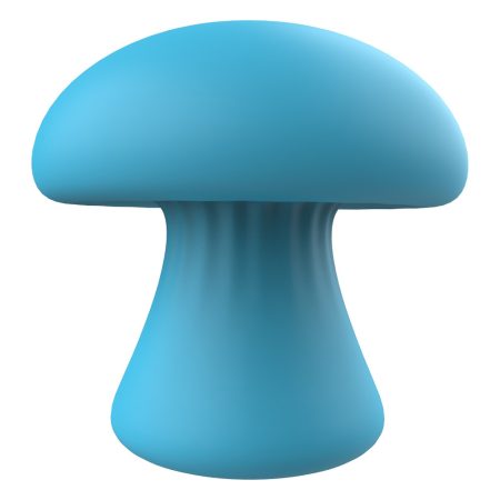 Magic Mushroom - akkus arc masszírozó (kék)