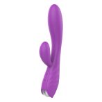   Sex HD Muses - akkus, vízálló melegítős vibrátor (lila)