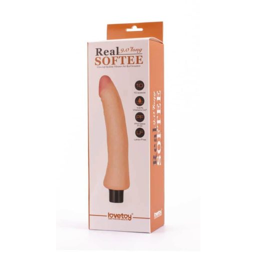 REAL SOFTEE hosszú, testszínű vibrátor 5