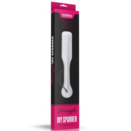 Lovetoy Struggle My Spanker - Ezüst - Fekete paskoló