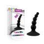   Lovetoy Lure Me Beaded 1 - Szilikon gyöngyös anál plug (Fekete)