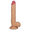 Lovetoy King-Sized - tapadókorongos, élethű dildó - 25cm (natúr)