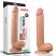 Lovetoy King-Sized - tapadókorongos, élethű dildó - 25cm (natúr)