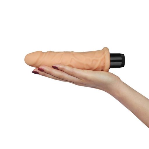 Lovetoy Real Feel - élethű vibrátor - 19 cm (natúr)