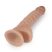Lovetoy Real Extreme - tapadókorongos dildó - 21cm (natúr)